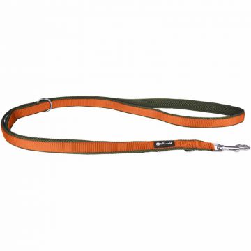 Petlando Magnetech verstellbare Führleine, olive/orange