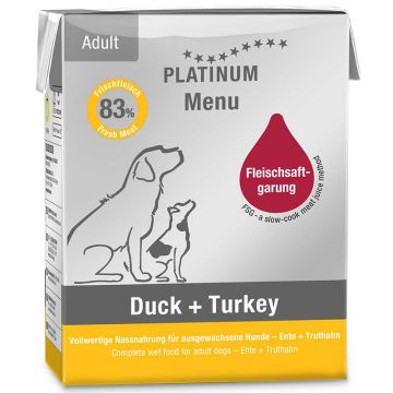Platinum Menu Duck+Turkey 375g