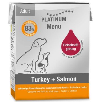 Platinum Menu Turkey+Salmon 375g