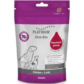 Platinum Click-Bits Chicken + Lamb 150g