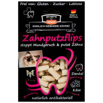 QCHEFS Zahnputzflips für Katzen 40g