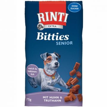 Rinti Snack Bitties Senior Huhn + Truthahn 75g