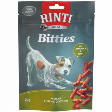 Rinti Snack Bitties Ente mit Ananas & Kiwi 100g