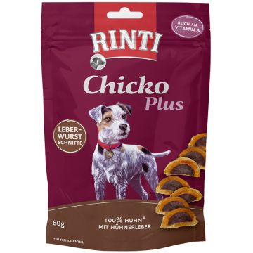 Rinti Snack Chicko PLUS Leberwurstschnitte 80g