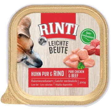 Rinti Leichte Beute Schale Huhn pur + Rind 300g