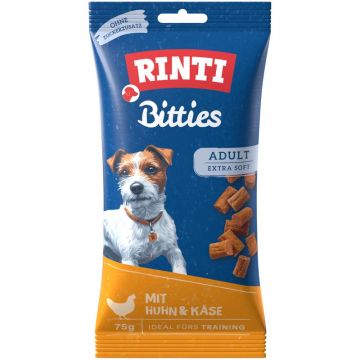 Rinti Snack Bitties Adult Huhn + Käse 75g