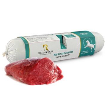 Ritzenberger Spezialkost Rind+Haferflocken Duo-Rolls 2x400g