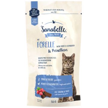 Sanabelle Snack Forelle und Preiselbeere 55g