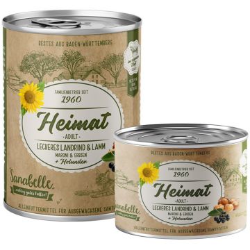 Sanabelle Heimat Dose Adult leckeres Landrind + Lamm