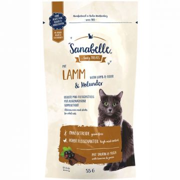 Sanabelle Snack Lamm und Holunder 55g