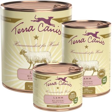 Terra Canis Lamm Menü mit Zucchini