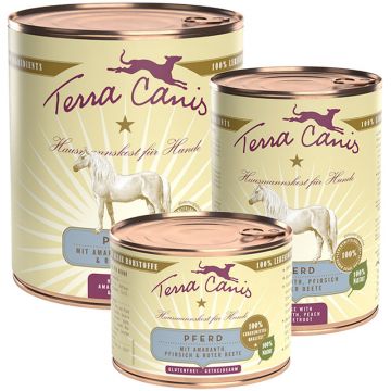 Terra Canis Pferd Menü