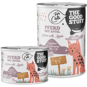 The Goodstuff Katze Pferd + Apfel