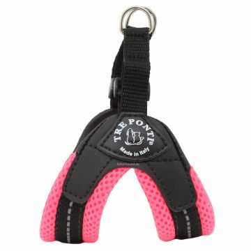 Tre Ponti Easy Fit Soft-Geschirr NEON, atmungsaktiv, rosa