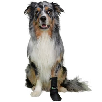 Vetlando Pfotenschutz-Schuh, 2er Pack, schwarz