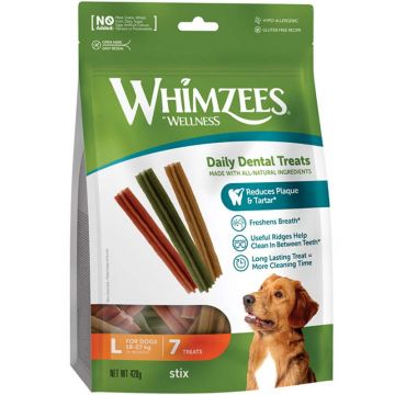 Whimzees Dog Snack Stix L, 7 Stück