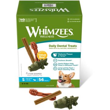 Whimzees Dog Variety Value Box S mit 56 Snacks (840g)