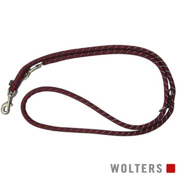 Wolters Führleine Everest, reflektierend, rot/schwarz