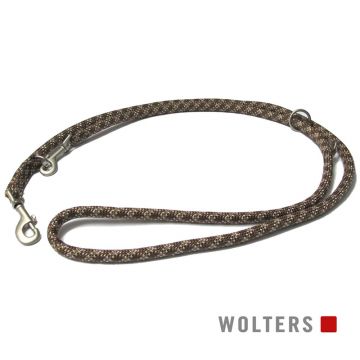 Wolters Führleine Everest, reflektierend, tabac/sand