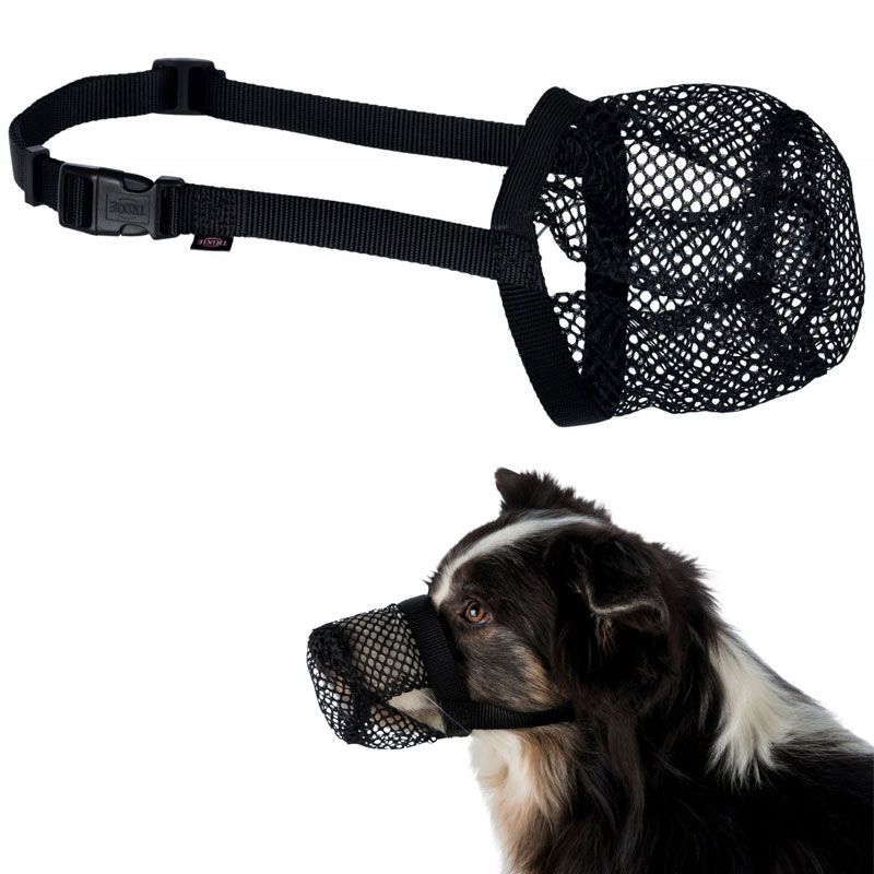 Giftköder-Schutznetz, Polyester, XS: 18-26cm/14cm, schwarz
