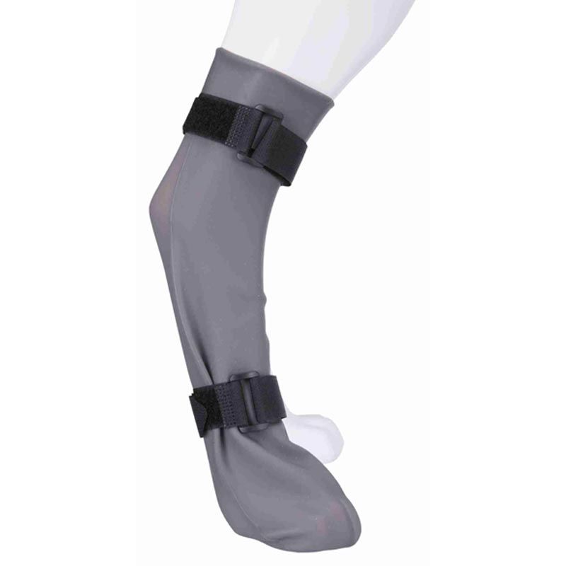 Schutzsocke, Silikon, S: 6 cm/30 cm, grau
