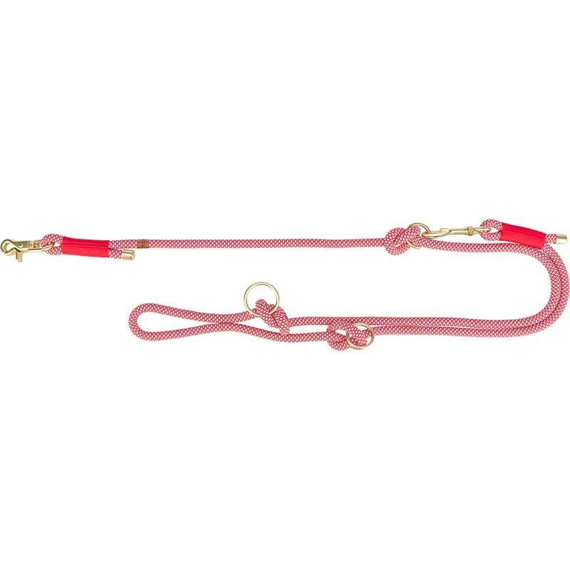 Soft Rope V-Leine, S-XL: 2,00 m/10 mm, rot-creme