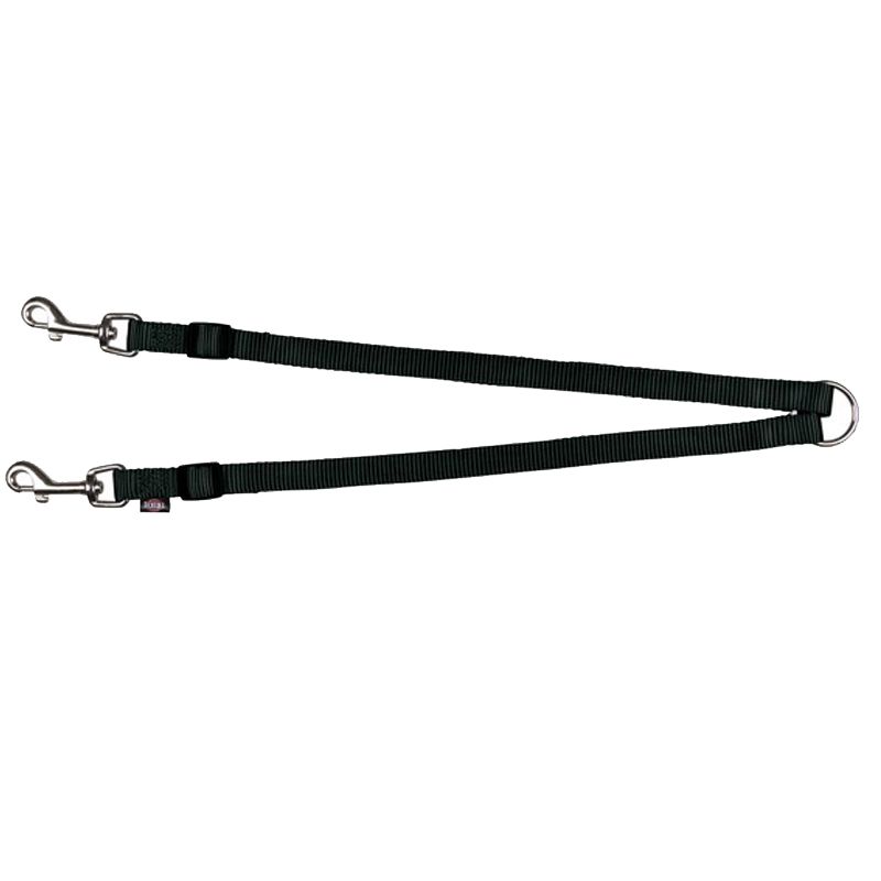 Premium Koppel, stufenlos verst. XS–M: 40–70cm/15mm, schwarz