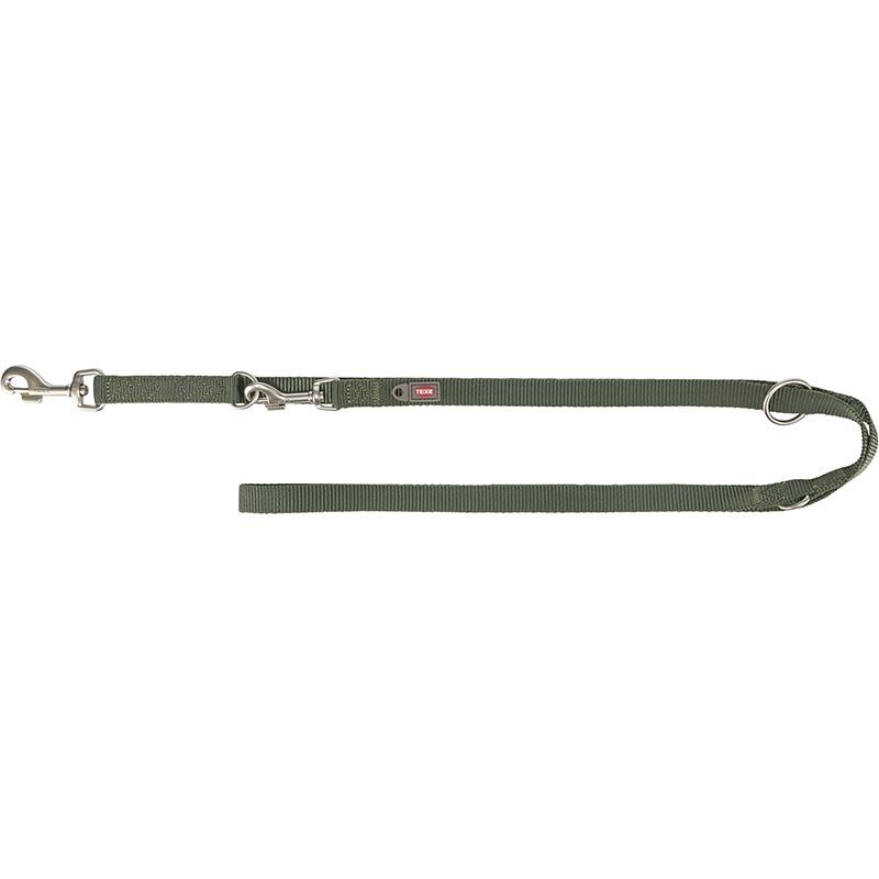 Premium V-Leine, XS: 2,00 m/10 mm, olivgrün