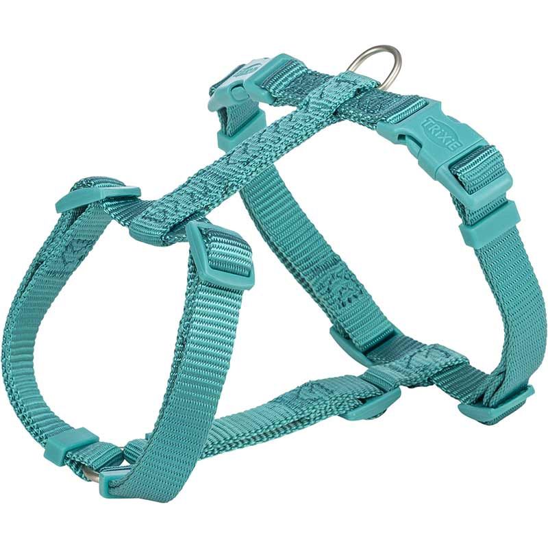 Premium H-Geschirr, XXS-XS: 20-32cm/10mm, aqua