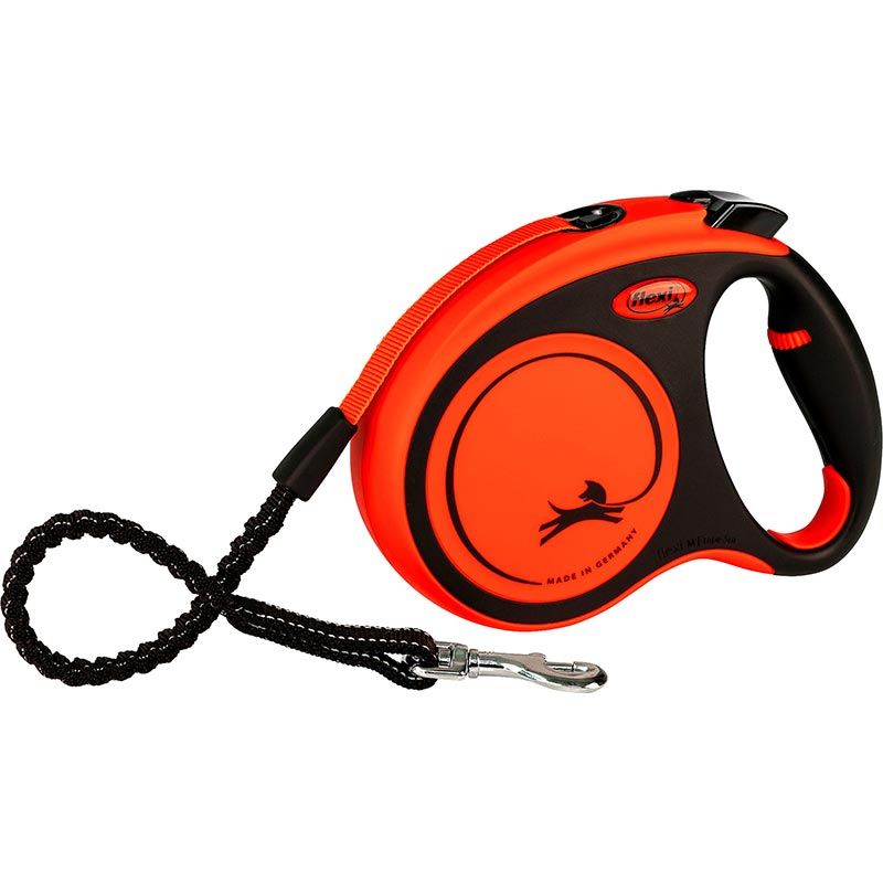 flexi XTREME, Gurt, Gr. M, 5m, schwarz/orange