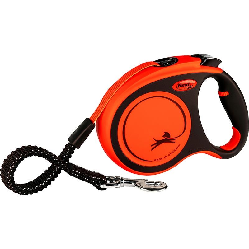 flexi XTREME, Gurt, Gr. L, 5m, schwarz/orange