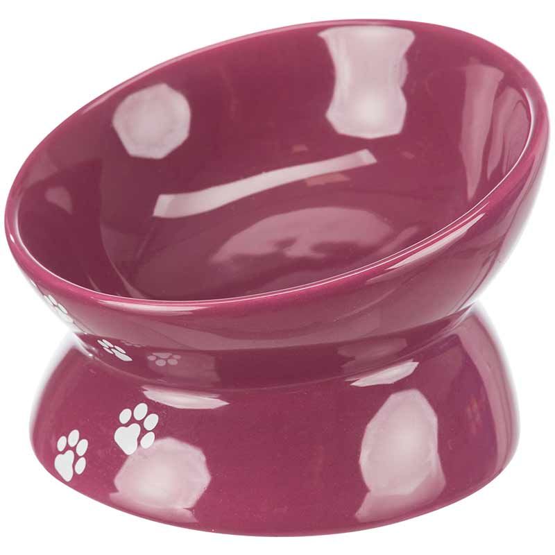 Keramiknapf Katze, 0,15 l / 13 cm, erhöht, beere