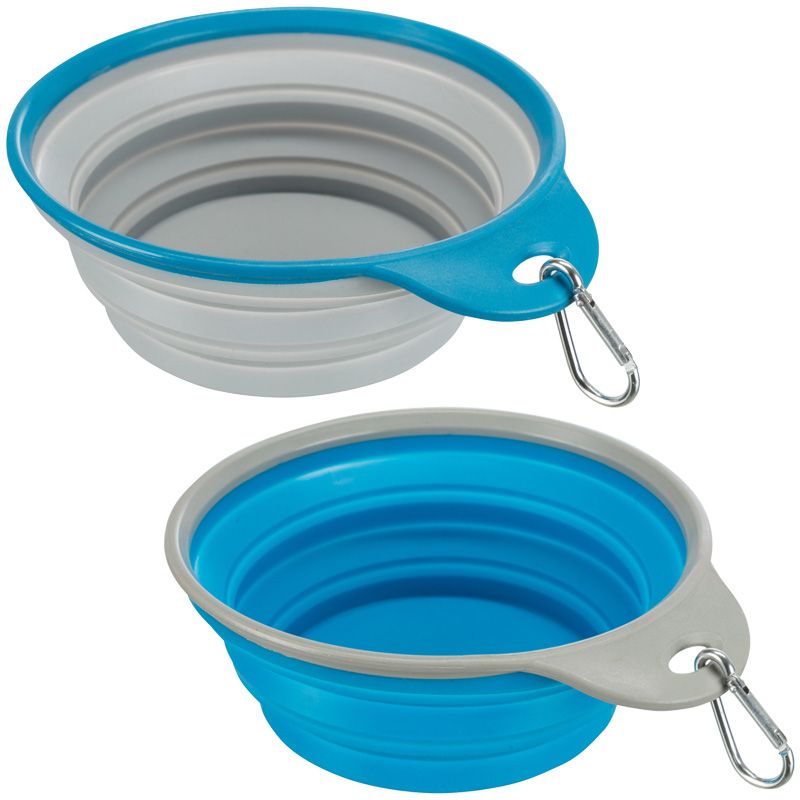 Reisenapf aus Silikon, fester Rand, faltbar, 0,5l/14cm