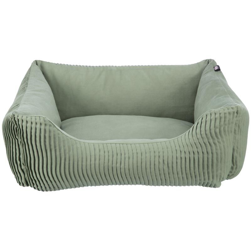 Bett Marley, eckig, 60x50 cm, salbei
