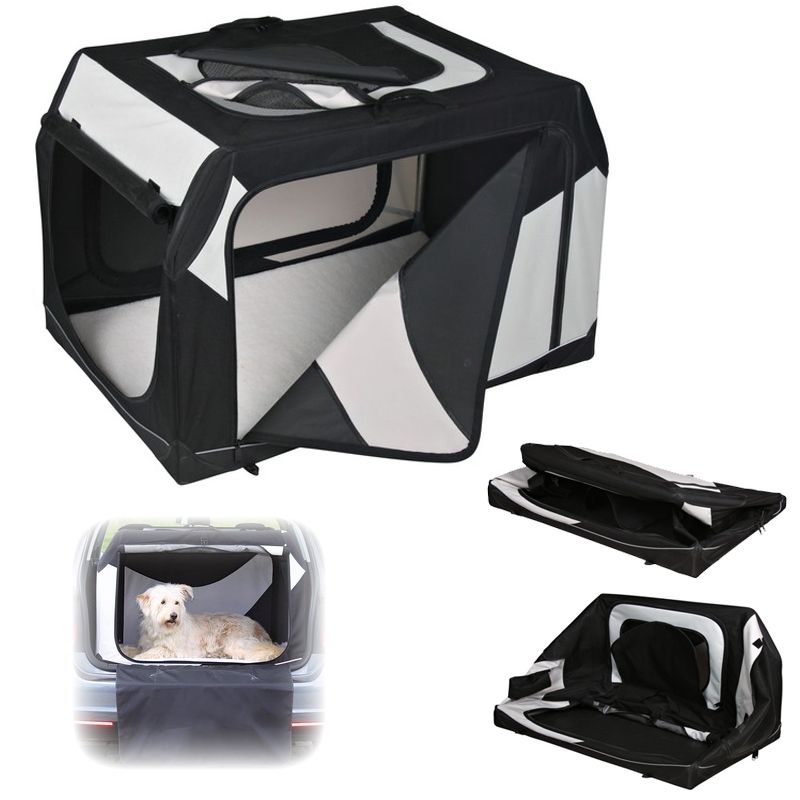 Transportbox Vario 50, Gr. L: 99x67x71/61cm, schwarz/grau
