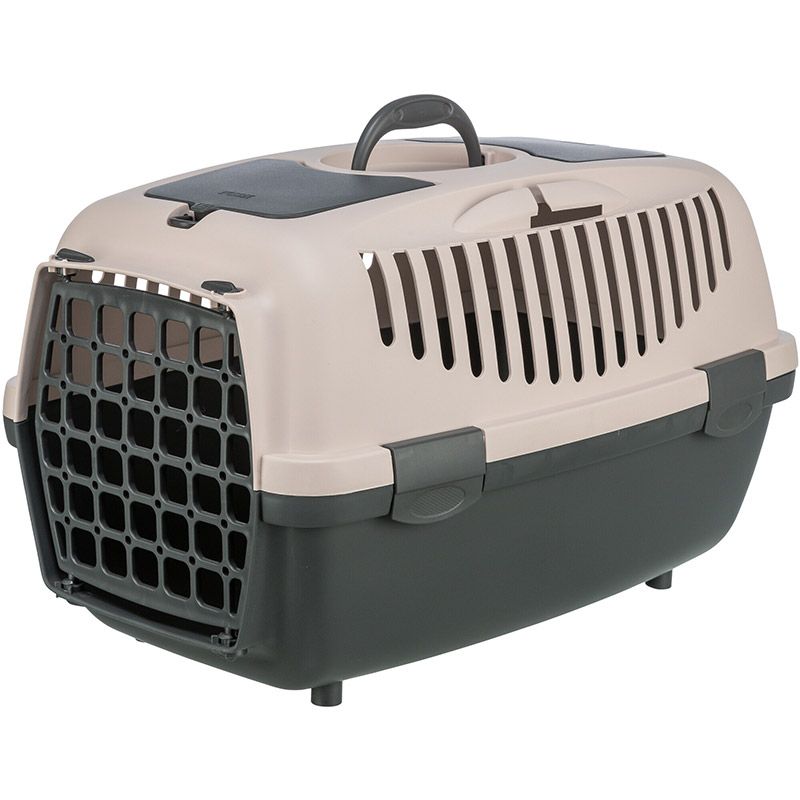 Transportbox Capri 2, XS-S:37x34x55cm, dunkelgrau/blush