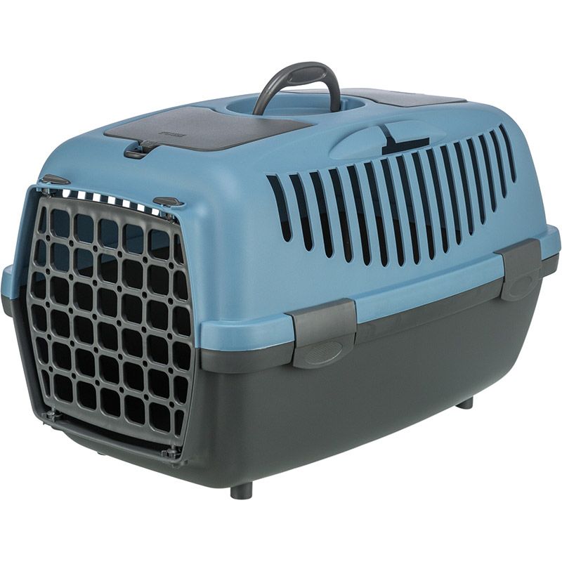 Transportbox Capri 2, XS-S:37x34x55cm,dunkelgrau/pastellblau