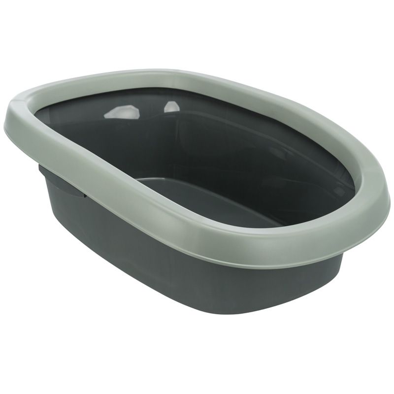 Be Eco Katzentoilette Carlo, 31x14x43cm, anthrazit/grau-grün