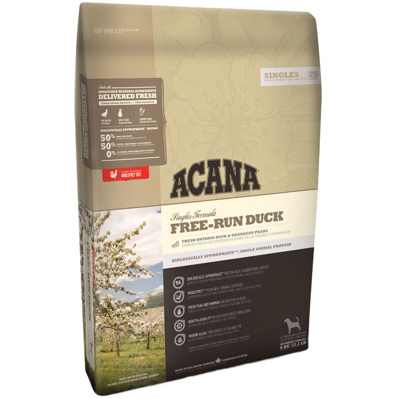 Acana Singles Free Run Duck 6kg