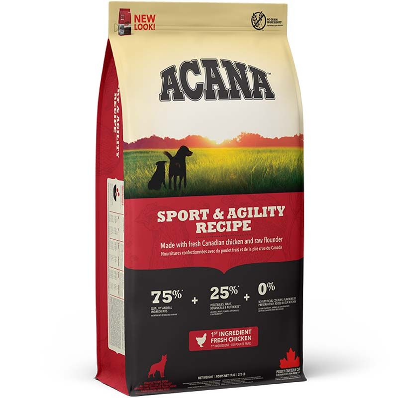 Acana Adult Sport und Agility Recipe 17 kg