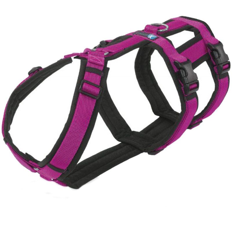 Anny-x Brustgeschirr Safety, Gr. XS, schwarz/pink
