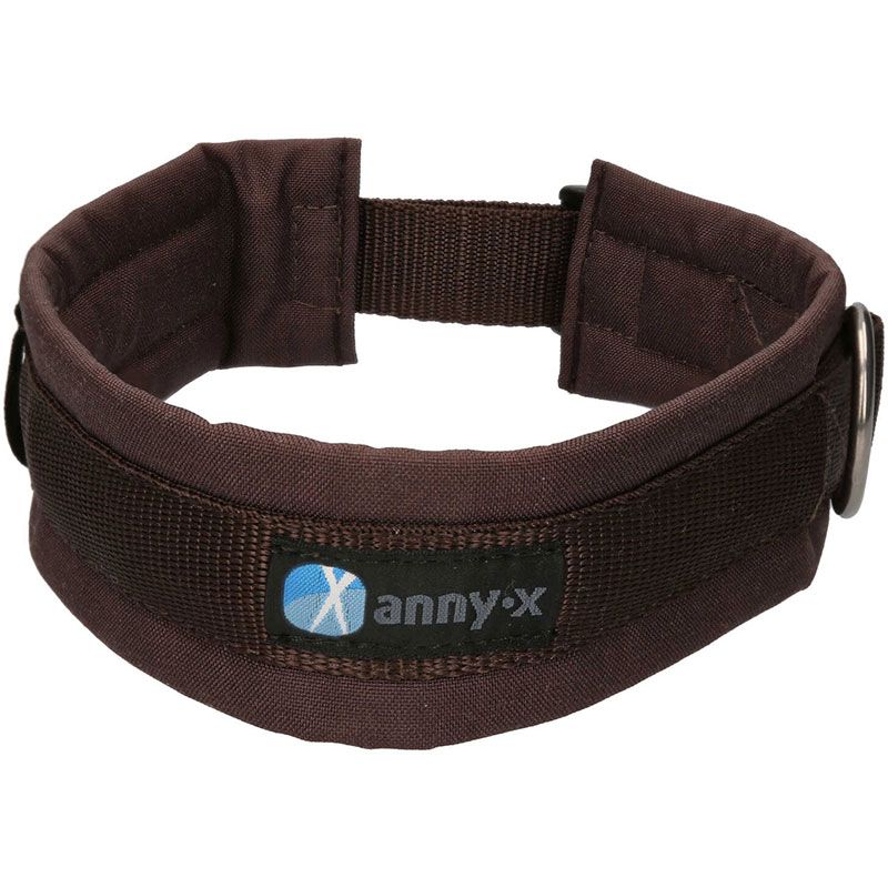 Anny-x Steckhalsband Fun, Gr.2: 27-33cm, braun/braun
