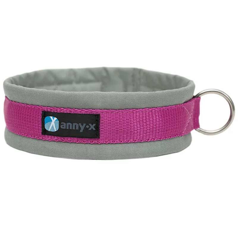 Anny-x Steckhalsband Fun, Gr.2: 27-33cm, grau/pink