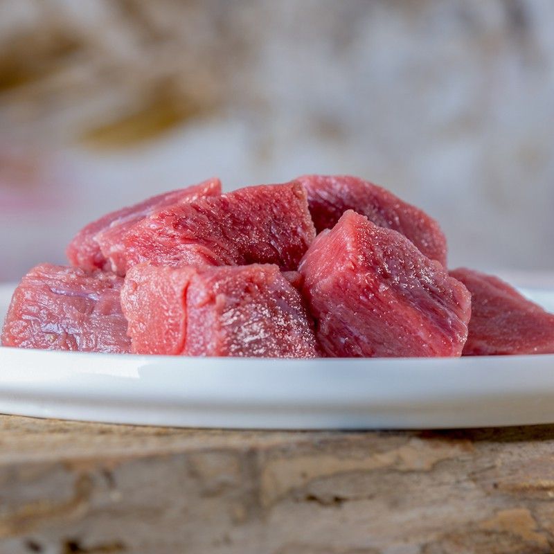 Barfgold Rindermuskelfleisch, mager, gewürfelt 1000g