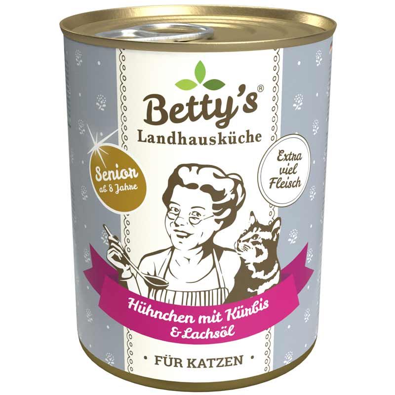 Betty's Landhausküche Dose Senior Hühnchen + Kürbis 400g