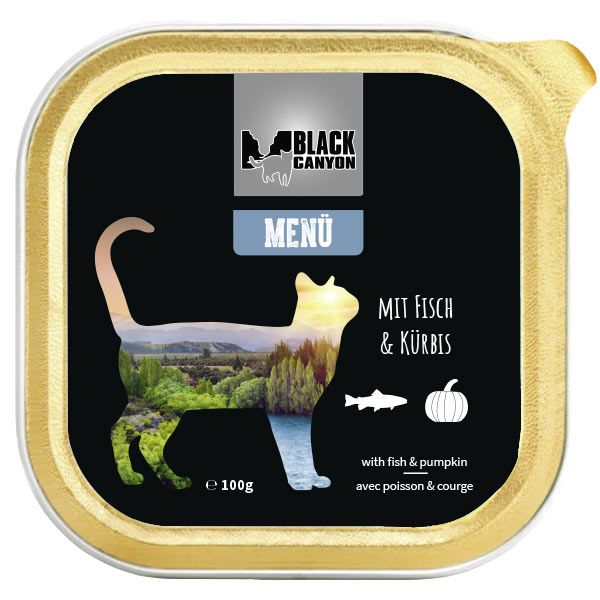 Black Canyon Katze Menü mit Fisch 100g