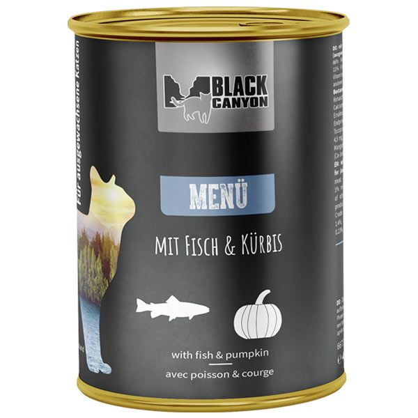 Black Canyon Katze Menü mit Fisch 410g
