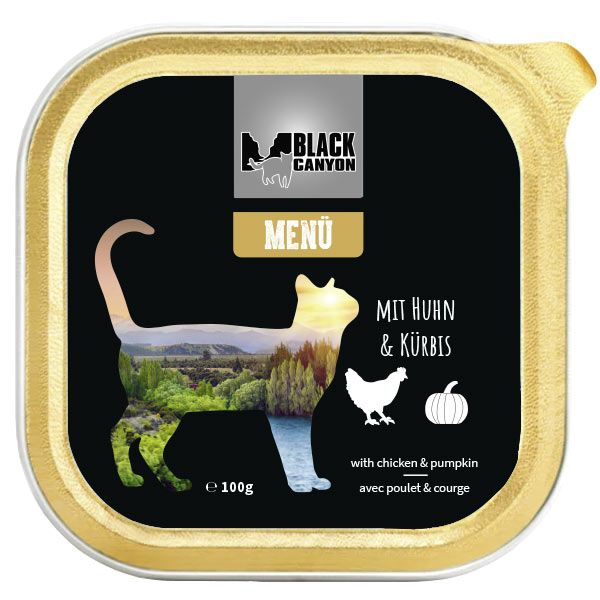Black Canyon Katze Menü mit Huhn 100g