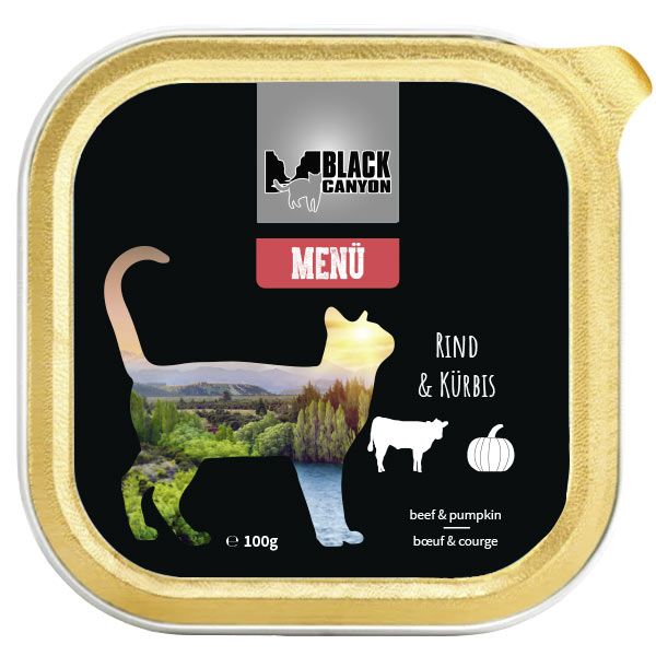 Black Canyon Katze Menü mit Rind 100g