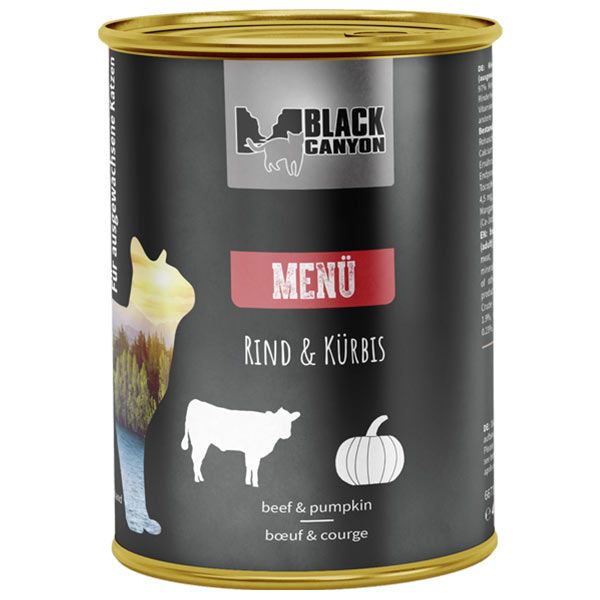 Black Canyon Katze Menü mit Rind 410g